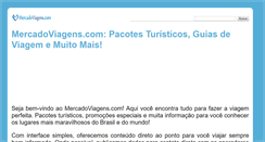 Desktop Screenshot of mercadoviagens.com